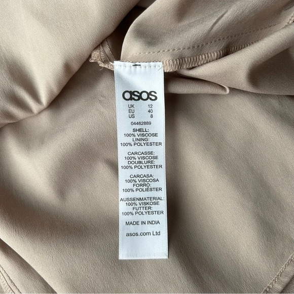 ASOS WEDDING Crop Top Embellished Mini Dress - Picture 11 of 16